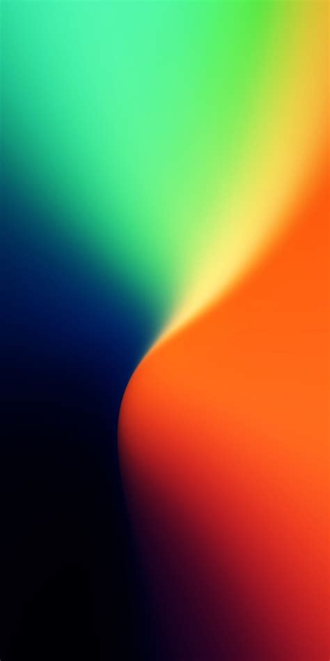 Gradient Blue Orange Green And Yellow By Ongliong11 Color