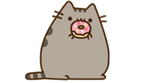 Dont Watch Me Im Eating A Donut Pusheen Cat Pusheen Cute Pusheen