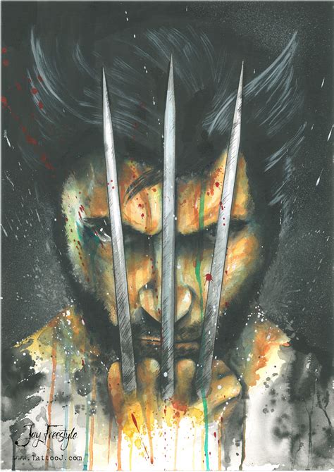 Wolverine Marvel Art Painting Wolverine Marvel