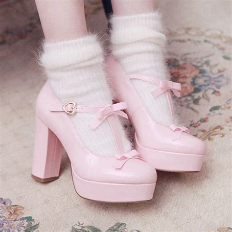 Pinklovelypinkie Kawaii Shoes Aesthetic Shoes Heels