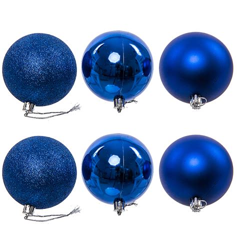 Set 6 Globulete De Craciun Tip Albastre Decoratiune Calitativa
