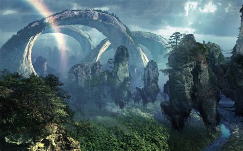 1155596 Fantasy Art Jungle Terrain Screenshot Atmospheric