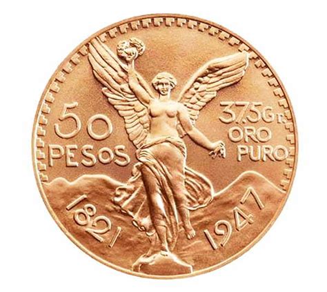 Gold Mexican 50 Pesos Centenarios 12057 Oz Gold