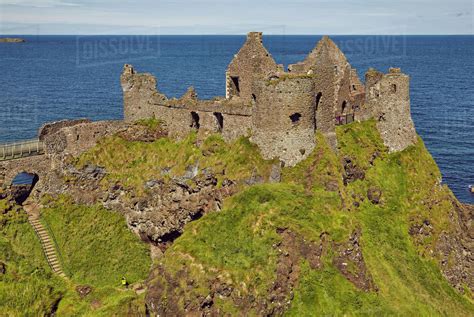 Dunluce Castle Near Portrush County Antrim Ulster Northern Ireland