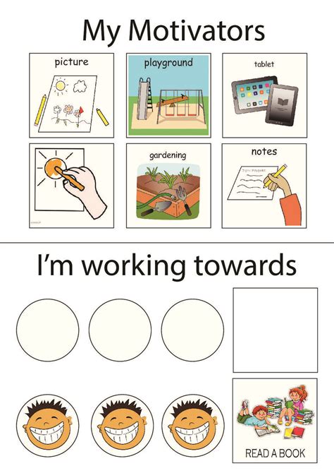 Im Working Towards Reward Chart Motivate Students Using A Desired