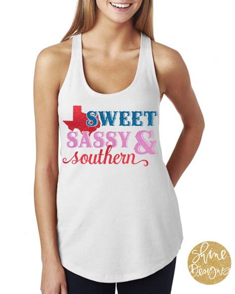 Sweet Sassy And Southern Texas State Shirt
