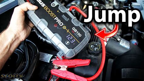 If that's the case, a jump start can get you back on the road for long enough to get to your local autozone or a repair shop. How to use Jump Starter on a Dead Car Battery - YouTube