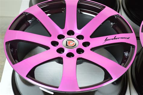 17 Pink Wheels Miata Cabrio Cooper Vigor Tiburon Cobalt Civic 4x100