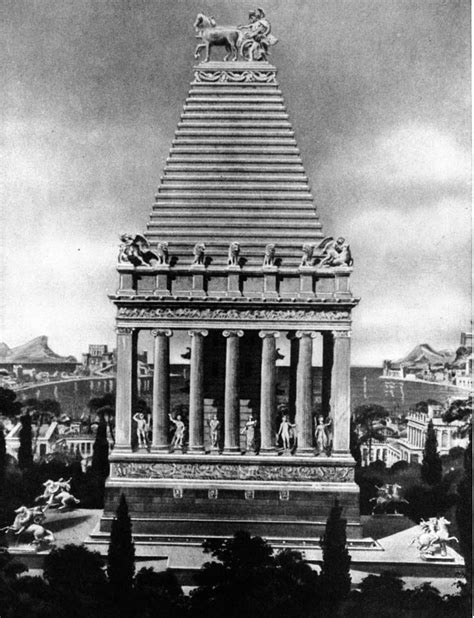 The Mausoleum At Halicarnassus Mausoleum At Halicarnassus Wonders
