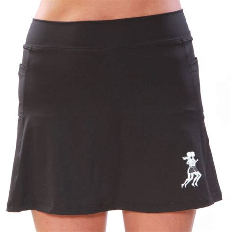 Black Athletic Skirt Runningskirts