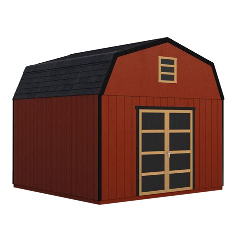 Handy Home 12x20 Hudson Wood Storage Shed Kit 19445 0