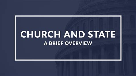 An Introduction To Church And State Relations Understanding The