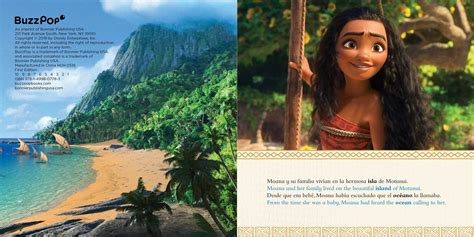 Disney Moana Movie Storybook Libro Basado En La Película English
