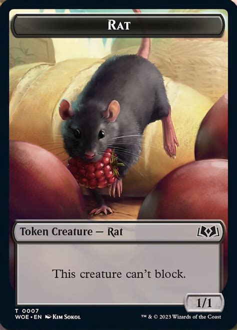 Rat Token Magic The Gathering Mtg Cards