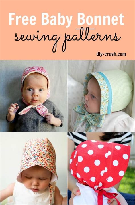 Free Baby Bonnet Sewing Patterns Diy Crush