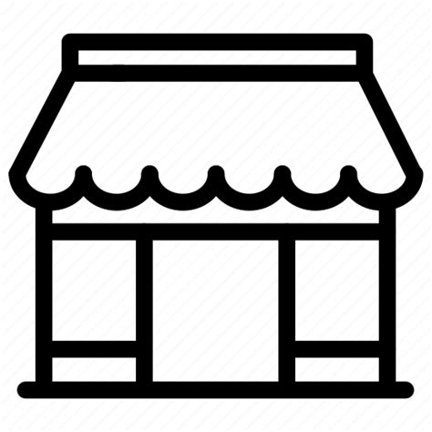 Ecommerce Minimarket Online Retail Shop Shopping Icon