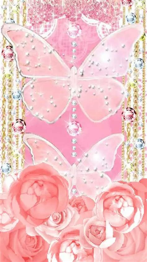 ᎥᏢhσnє Ꮃαllpαpєrѕ Bling Wallpaper Pretty Wallpapers Butterfly Wallpaper