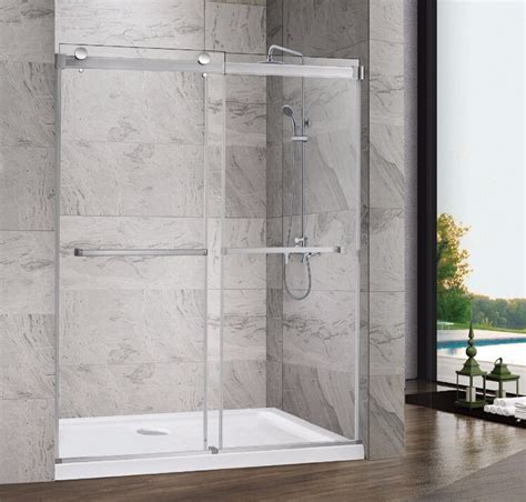 Best Price Shower Frameless Glass Sliding Door For Bathroom China