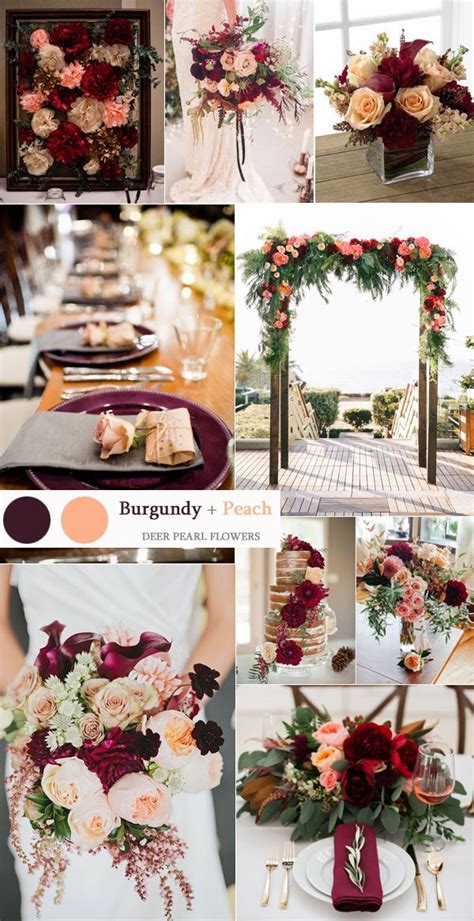 Top 8 Burgundy Wedding Color Palettes Youll Love Deer Pearl Flowers