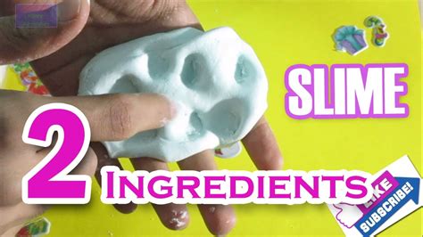⭐😱 How To Make 2 Ingredients Slime Without Glue And Borax Youtube