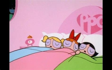Blossom Bubbles And Buttercup Sound Asleep From The Powerpuff Girls