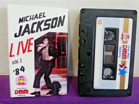 Michael Jackson Live 84 Cassette Tape Indonesia Lyric Sleeve Great