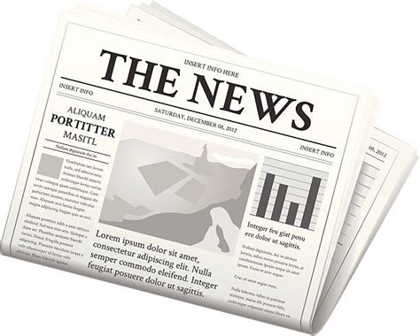 Royalty Free Newspaper Headline Clip Art Vector Images And Illustrations