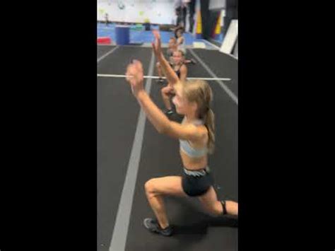 Training Cheerleaders Tumbling Shorts Youtube