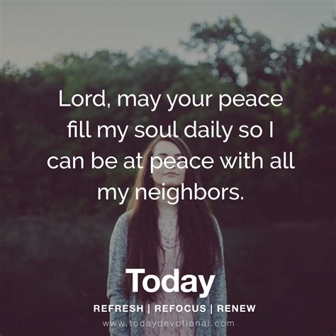 May Your Peace Fill My Soul Daily Devotion For Today Daily