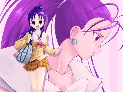Wallpaper Illustration Anime Cartoon Skirt Bag Girl Mangaka Futari Wa Pretty Cure