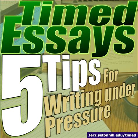 Timed Essays Top 5 Tips For Writing Academic Papers Under Pressure