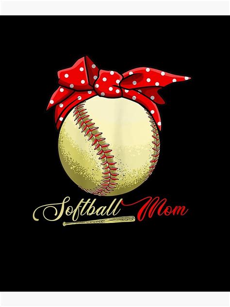 Womens Softball Player Mom Tee Mother S Day Funny Pitcher Catcher