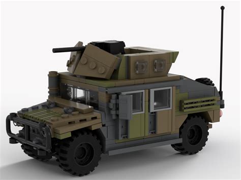 Lego M551 Armoured Humvee With M240b Turret Rlego