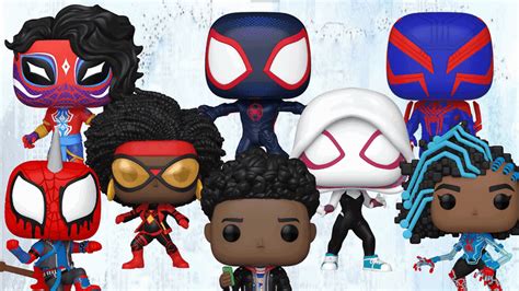 Spider Man Across The Spider Verse Funko Pop Figures Unveiled Giving Us A Closer Look At