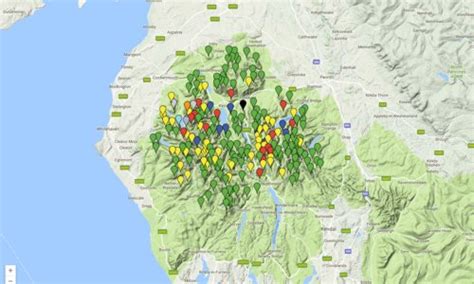 Lake District Fells Map 