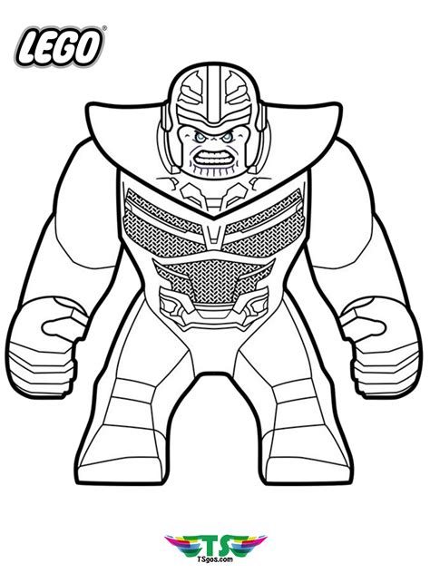 Print a cool coloring sheet of the lego version of marvels avengers. Avengers Infinity War lego Coloring page - TSgos.com