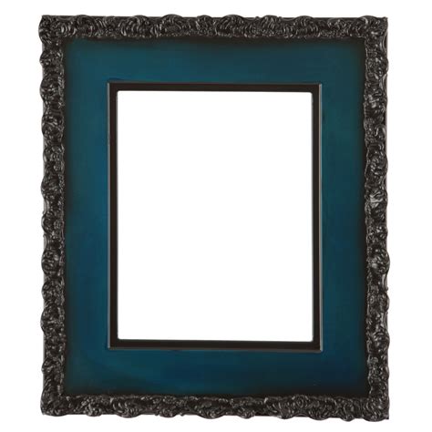 Rectangle Frame In Royal Blue Finish Wide Profile Picture Frames With