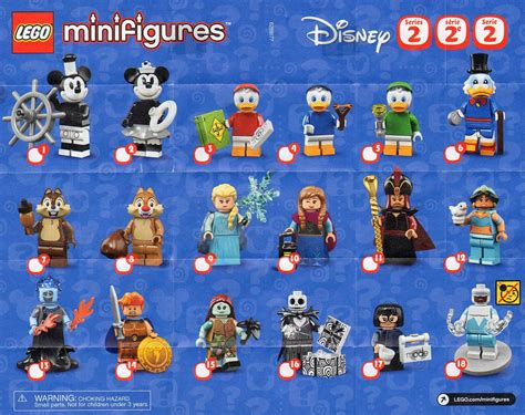 the minifigure collector lego minifigures disney series 2 checklist and rarity guide