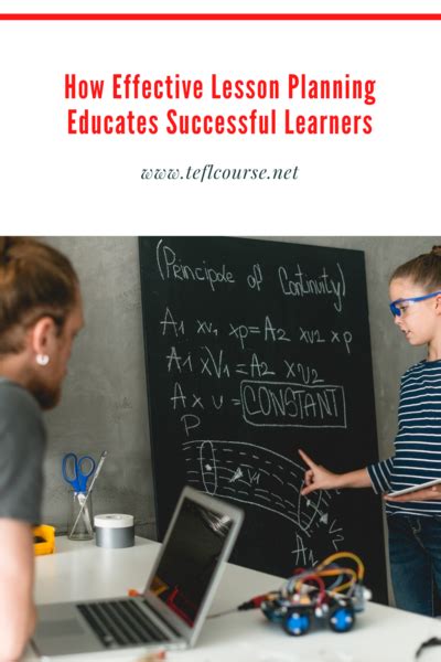 How Effective Lesson Planning Educates Successful Learners Lesson