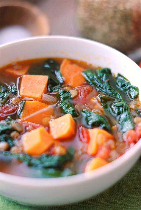 Vegan Sweet Potato And Lentil Soup Eat Yourself Skinny