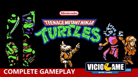 🎮 Teenage Mutant Ninja Turtles Nintendo Complete Gameplay Youtube