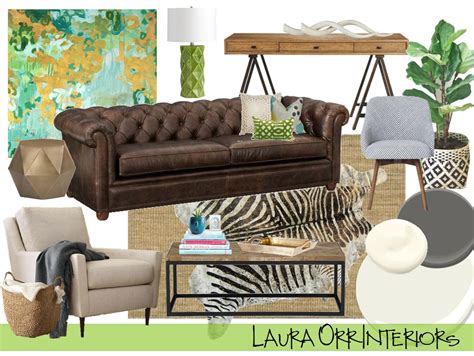 Modern farmhouse living room shopping list. Laura Orr Interiors: Living Room Inspiration