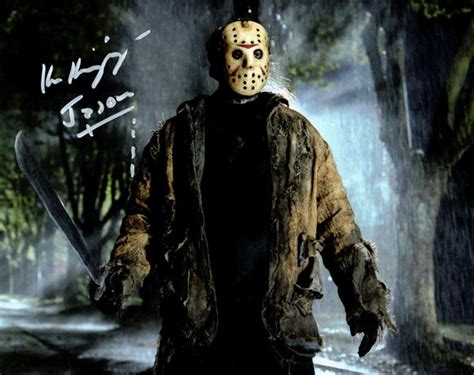 Freddy Vs Jason Autographed 8x10 Jason Voorhees Photo By Ken Kirzinge