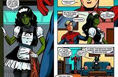 marvel comics spiderman spider man comic peter avengers girl hulk she johnny maid superheroes cartoon widow dc captain heroes french