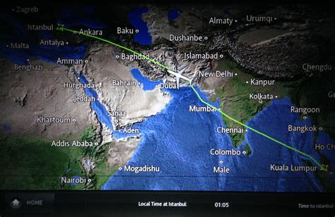 Turkish Airlines Flight Map