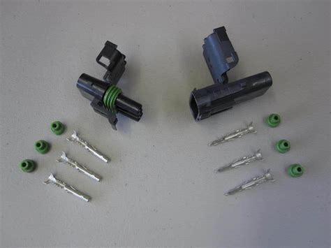 Automotive Weather Pack 3 Pin 20 18 Awg Connector Kit