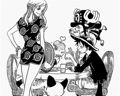 Luffy One Piece Manga Panels