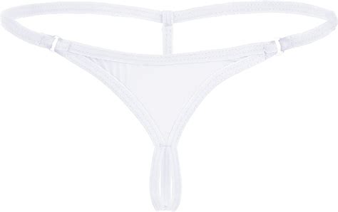 Msemis Women Sexy Micro Low Rise G String T Back V String
