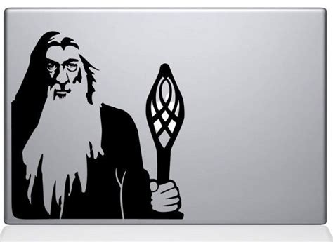 Gandalf Lord Of The Rings Decal Sticker For Apple Macbook And Other