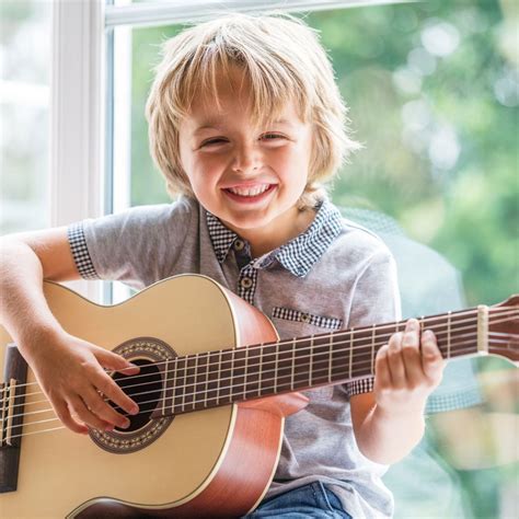 Dinamarca Enchufe Arriba Guitarra Infantil 3 Años Novedad Tibio Capoc